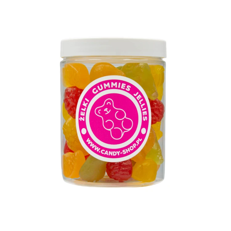 Żelki Wegańskie "Mix Owoców" 200g o smaku owocowym