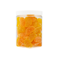 Żelki Wegańskie "Cytruski" w cukrze 200g o smaku cytrynowo- pomarańczowym