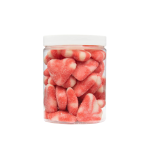 Żelki "Serca Twist" w cukrze 200g  o smaku jogurtowo- truskawkowym