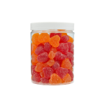 Żelki "Mini Serduszka" w cukrze 200g o smaku brzoskwiniowym