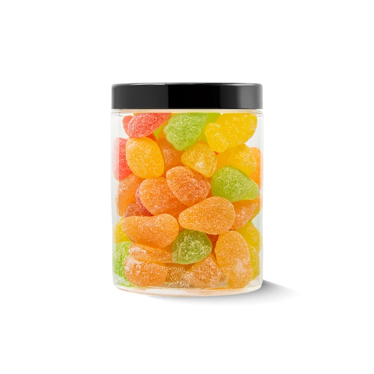 Żelki EKSTRA Kwaśny "Mini Mix Owoców - Sour Edition" w cukrze 200g o smaku owocowym