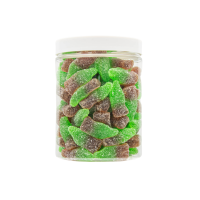 Żelki "Mini Butelki Cola Lime" 200g o smaku coli i limonki