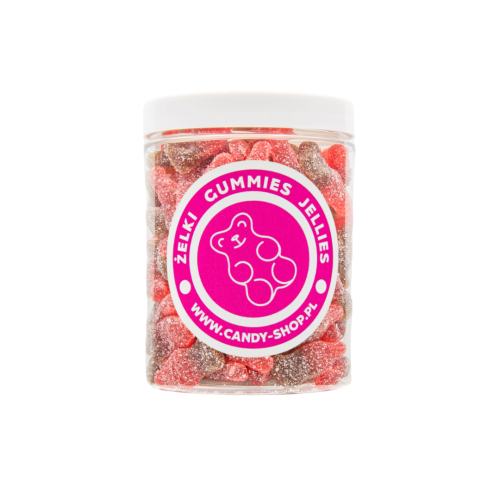 Żelki "Mini Butelki Cola Cherry" 200g o smaku coli i wiśni