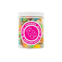 Żelki "Koła Multicolor" w cukrze 200g o smaku owocowym