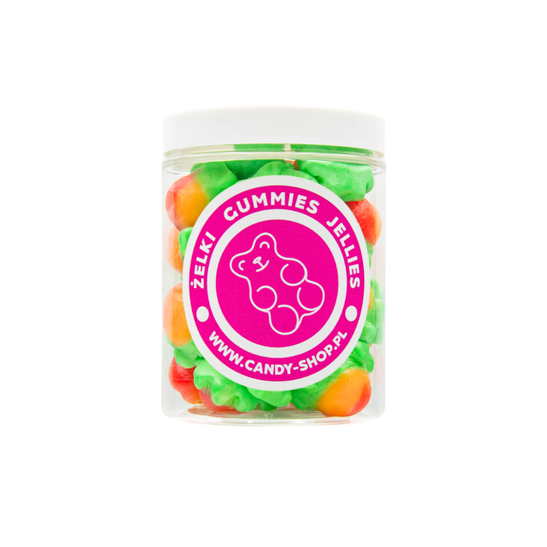 Żelki "Melonki" 200g o smaku melonowo- brzoskwiniowym