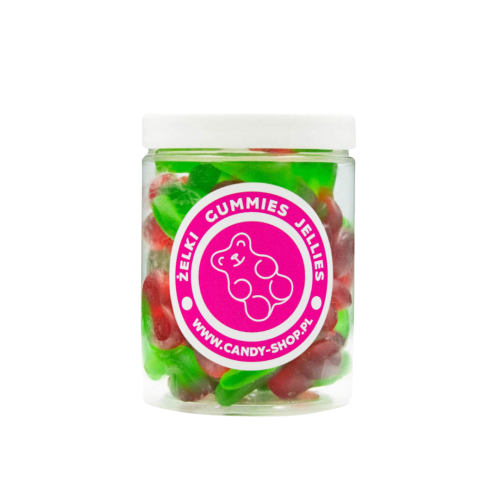 Żelki "Wisienki" 200g o smaku wiśniowym