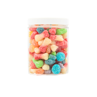 Kwaśne Żelki "Mini Mix" 200g w cukrze o smaku owocowym