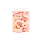 Kwaśne Żelki "Mini Szczęki" 200g w cukrze o smaku owocowym Słodycze na Halloween