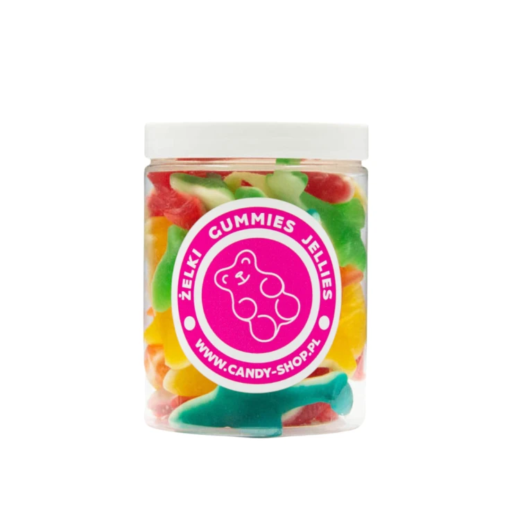Żelki "Rekiny" 200g o smaku owocowym