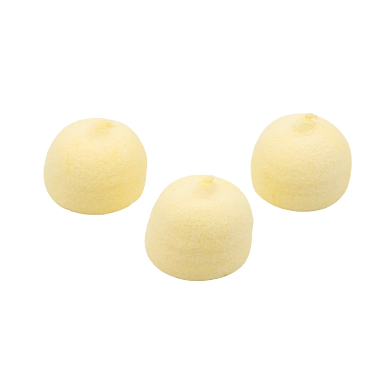 Pianki "Okrągłe Żółte Pastelowe" 90g o smaku bananowym