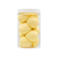 Pianki "Okrągłe Żółte Pastelowe" 90g o smaku bananowym