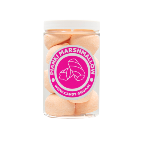 Pianki "Okrągłe Pomarańczowe Pastelowe" 90g o smaku brzoskwiniowym