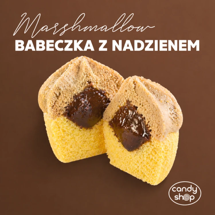 Pianki "Babeczki" 100g z nadzieniem kakaowym