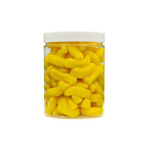Żelki "Mini Bananki" w cukrze 200g o smaku bananowym