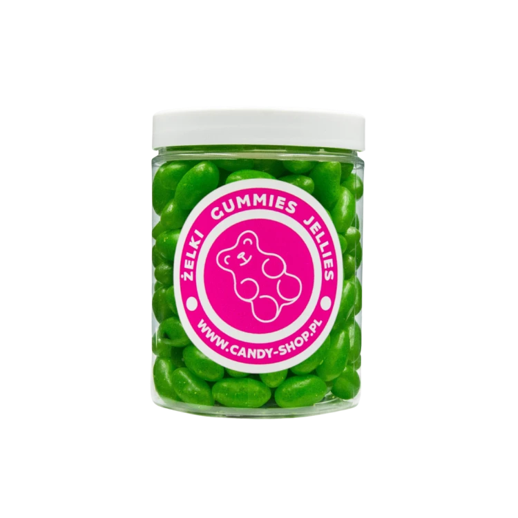 Żelki "Zielone Fasolki Jelly Beans" 300g o smaku jabłkowym
