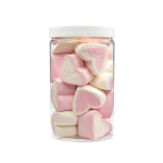 Pianki "Serduszka  Marshmallow" 100g o smaku truskawkowym