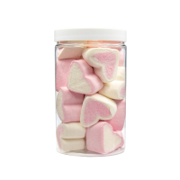 Pianki "Serduszka  Marshmallow" 100g o smaku truskawkowym