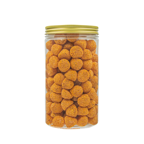 Słoik z Żelkami "Złote Malinki Jeżynki" 1kg o smaku owocowym