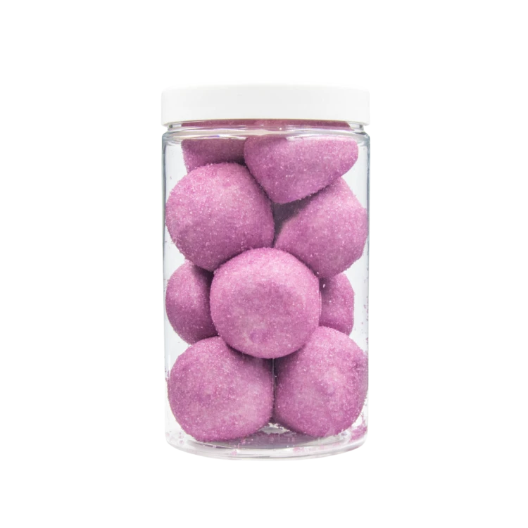 Pianki "Okrągłe Fioletowe" 90g o smaku jeżynowym