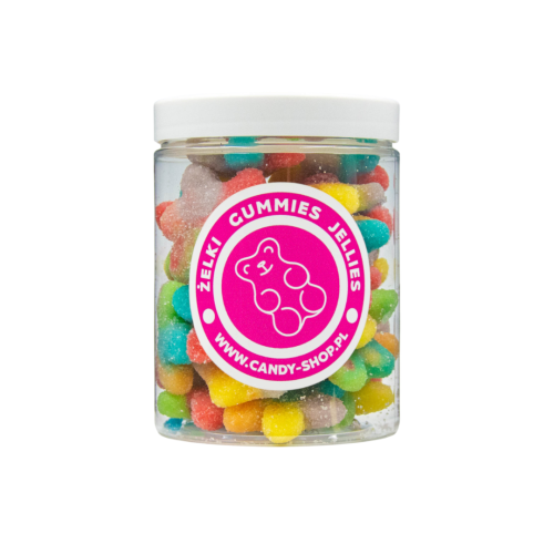 Żelki "Kwiatki Multicolor w cukrze" 200g o smaku owocowym