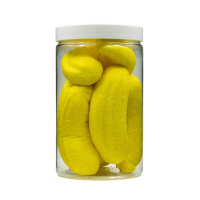 Pianki "Banany" 100g o smaku bananowym z nadzieniem o smaku orzechowym