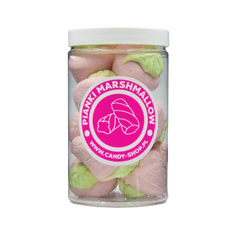 Pianki "Truskawki" 90g o smaku truskawkowym