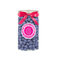 Słoik z Żelkami "Mini Fioletowe Malinki Jeżynki" 1kg o smaku owocowym