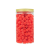 Słoik z Żelkami "Mini Czerwone Malinki Jeżynki" 1kg o smaku owocowym