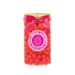 Słoik z Żelkami "Mini Czerwone Malinki Jeżynki" 1kg o smaku owocowym