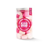 Duży Słoik "Dużo Miłości - Lover's Gummies" z Piankami Marshmallow Serca 300g o smaku owocowym 1250ml Prezent