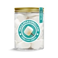 Duży Słoik "Grill Rocky Mountain" z Piankami 200g o smaku waniliowym na ognisko do grilla amerykańskie 1000ml