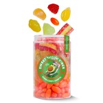 Słoik "Wegański - Veggie Vibes" z Żelkami 350g o smaku owocowym 400ml