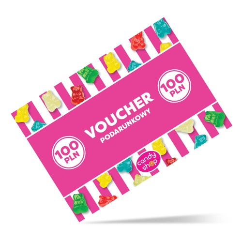 Voucher Podarunkowy 100zł do sklepów Candy Shop