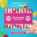 Voucher Podarunkowy 100zł do sklepów Candy Shop