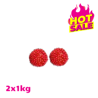 Zestaw 2x Żelki "Mini Czerwone Malinki Jeżynki" 1kg o smaku owocowym