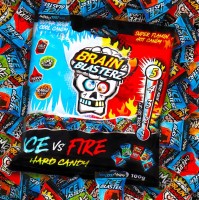 Brain Blasterz Ice VS Fire Hard Candy Level 5 Sour 100g Ekstremalnie kwaśne cukierki chłodzące VS pikantne