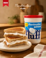 Krem Fluff Marshmallow 454g o smaku pianek waniliowych