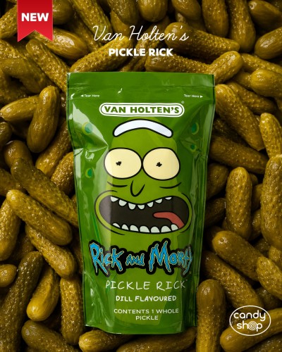 Van Holten's Pickle In-A Pouch Rick & Morty 306g Ogórek konserwowy w zalewie octowej o smaku koperkowym