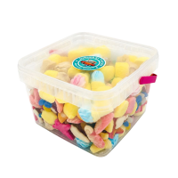 Mix Żelek i Pianek "Wakacyjny" w wiaderku 1,5kg o smaku owocowym Słodycze na Lato na Wakacje