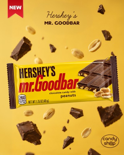 Hershey's Mr.Goodbar 49g Baton z orzeszkami ziemnymi o smaku mlecznej czekolady