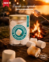 Duży Słoik "Grill Rocky Mountain" z Piankami 200g o smaku waniliowym na ognisko do grilla amerykańskie 1000ml