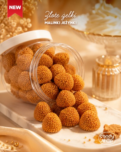 Żelki "Złote Malinki Jeżynki" 200g o smaku owocowym