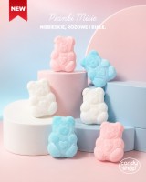Pianki "Białe Misie" 900g o smaku truskawkowym