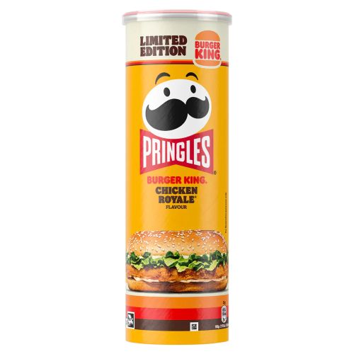 Pringles Burger King Chicken Royal 165g o smaku burgera z boczkiem i kurczakiem