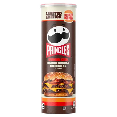 Pringles Burger King Bacon Double Cheese XL o smaku burgera z bekonem 165g