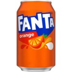 Fanta Orange 355ml o smaku soczystej  pomarańczy