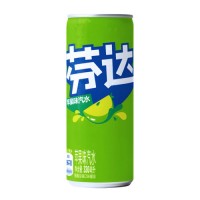 Fanta Green Apple 330 ml Napój gazowany o smaklu zielonego jabłka