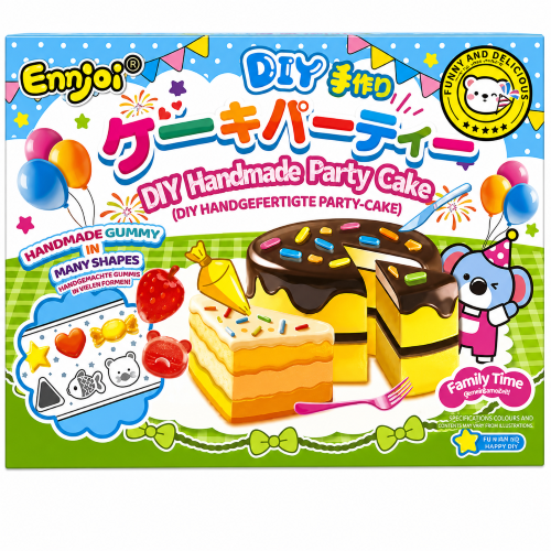 Ennjoy DIY Handmade Party Cake 44g  Zestaw Zrób to sam Tort Urodzinowy