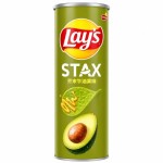 Lay's Stax Mustard Avocado 90g Chipsy ziemniaczane o smaku awokado i słodkiej musztardy