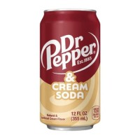 Dr Pepper Cream Soda 355ml Napój o smaku kremowej wanilli